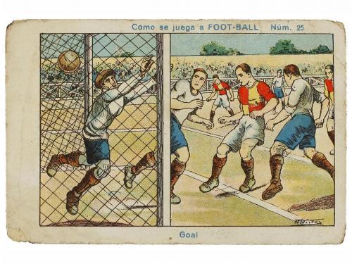 1920 ca. CROMOS. SERIE COMPLETA DE 25 CROMOS: COMO DE JUEGA 