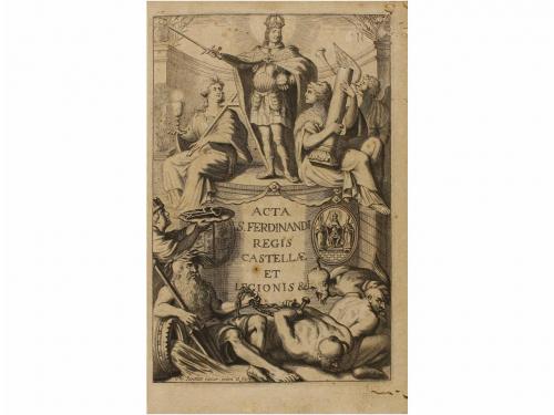 1684. LIBRO. (HISTORIA). PAPERBROCHII, DANIEL:. ACTA VITAE S
