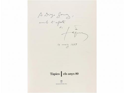 1988. LIBRO. (ARTE-AUTOGRAFO TAPIES). COMBALIA, VICTORIA; BO