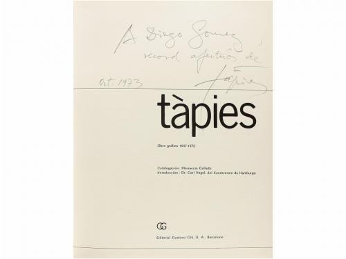 1973. LIBRO. (ARTE). GALFETTI, MARIUCCIA:. TAPIES. OBRA GRAF