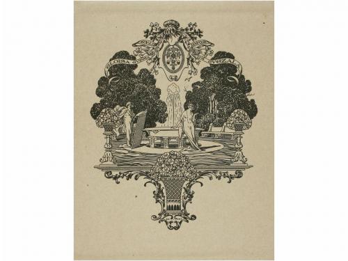1910 ca. GRABADO. TRIADO; A.G.; W.W.S.; GODOY; CASALS Y VERN