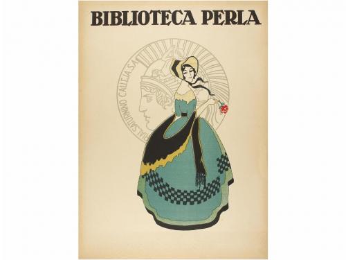 1920 ca. CARTEL. PUBLICACIONES CALLEJA. Conjunto de tres car