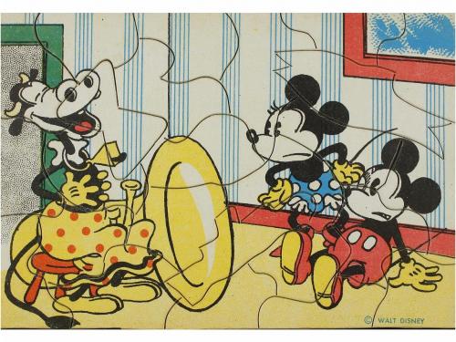 1935 ca. COLECCIONISMO. WALT DISNEY:. PUZLES MICKEY MOUSE. C