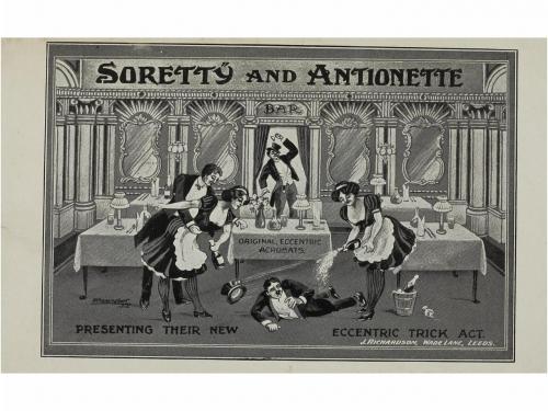 1900 ca. POSTALES. POSTALES CIRCO Y ESPECTÁCULOS. Conjunto d