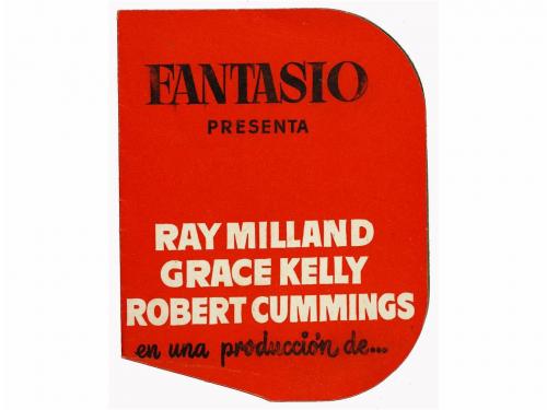 1954. PROGRAMA DE MANO. CRÍMEN PERFECTO. Troquelado Cine Fan