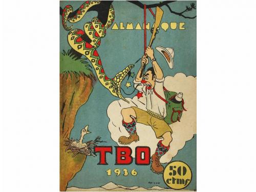 1935. REVISTA. T.B.O. ALMANAQUES PARA 1935 y 1936. Editorial