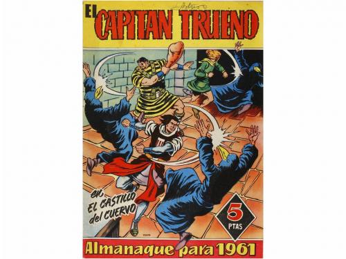1957. REVISTA. EL CAPITÁN TRUENO, ALMANAQUES VARIOS. Lote de