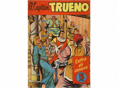 1957. REVISTA. EL CAPITÁN TRUENO, ALMANAQUES VARIOS. Lote de