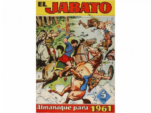 1959. REVISTA. EL JABATO, ALMANAQUES y EXTRAS. Lote con los 