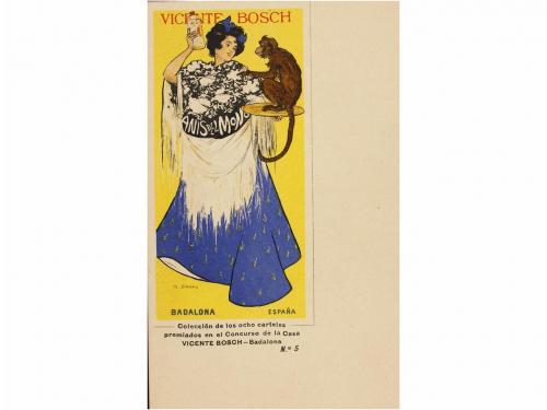 1900. POSTALES. ANÍS DE MONO. Colección Anís del Mono, compl