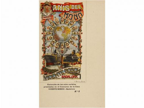 1900. POSTALES. ANÍS DE MONO. Colección Anís del Mono, compl