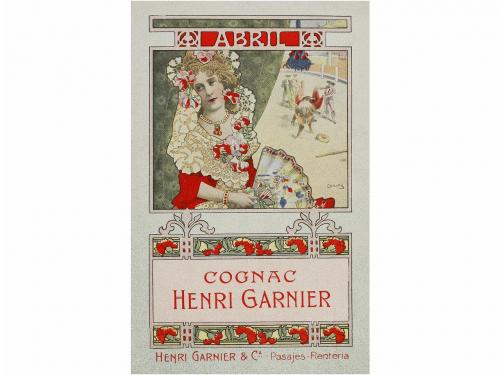 1900 ca. POSTALES. CAMPS, GASPAR:. Conjunto de 9 postales pu