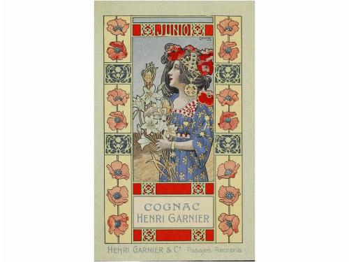 1900 ca. POSTALES. CAMPS, GASPAR:. Conjunto de 9 postales pu