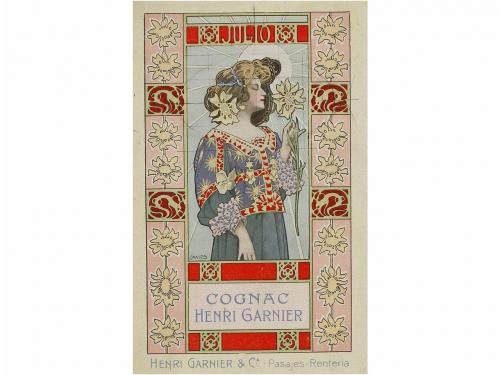 1900 ca. POSTALES. CAMPS, GASPAR:. Conjunto de 9 postales pu