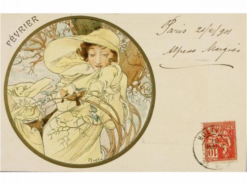 1900 ca. POSTALES. MUCHA:. TARJETAS POSTALES. MUCHA, A. LES 