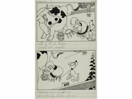 1945 ca. ORIGINAL ARTÍSTICO. (COMIC). MESTRES, SALVADOR:. HI