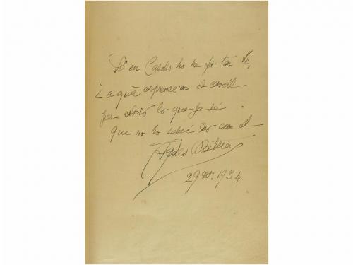 1920-1945. ORIGINAL ARTÍSTICO. (LIBRO DE AUTOGRAFOS). PENAGO