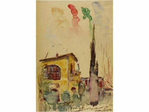 1920-1945. ORIGINAL ARTÍSTICO. (LIBRO DE AUTOGRAFOS). PENAGO