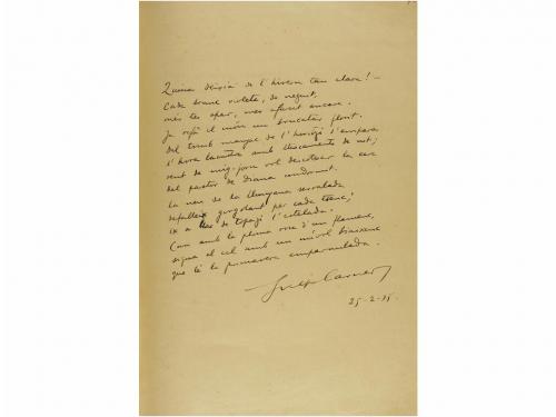1920-1945. ORIGINAL ARTÍSTICO. (LIBRO DE AUTOGRAFOS). PENAGO