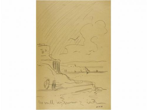 1920-1945. ORIGINAL ARTÍSTICO. (LIBRO DE AUTOGRAFOS). PENAGO