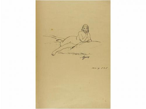 1920-1945. ORIGINAL ARTÍSTICO. (LIBRO DE AUTOGRAFOS). PENAGO