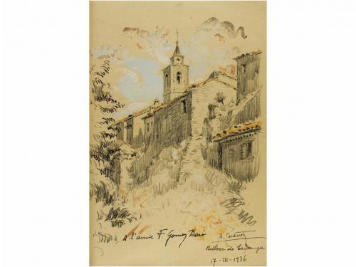 1920-1945. ORIGINAL ARTÍSTICO. (LIBRO DE AUTOGRAFOS). PENAGO
