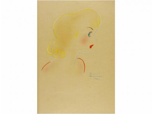 1920-1945. ORIGINAL ARTÍSTICO. (LIBRO DE AUTOGRAFOS). PENAGO