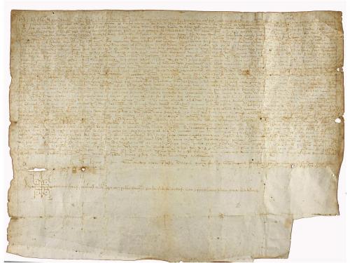 1560 ca. MANUSCRITO. CONJUNTO DE 4 MANUSCRITOS DE LA FAMILIA