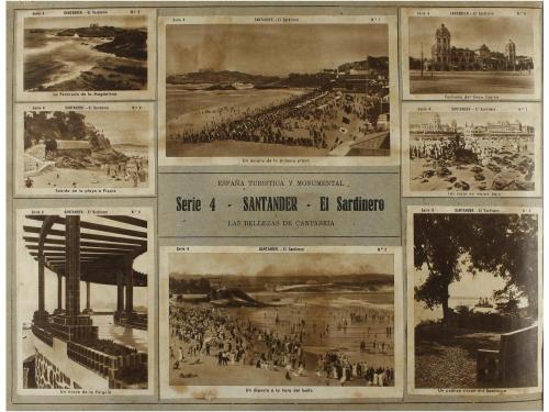 1900 ca. COLECCIONISMO. (CANTABRIA). ÁLBUM DE EPOCA COMPLETO