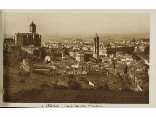 1920 ca. POSTALES. (GERONA). LOTE DE 3 BLOCK POSTALES DE GER