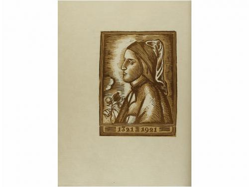 1921. LIBRO. (LITERATURA-BRUGALLA). ALIGHIERI, DANTE:. LA DI