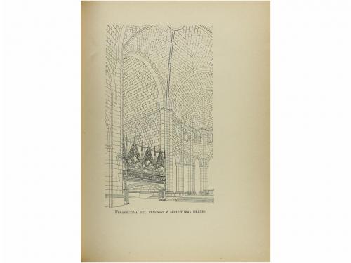 1928. LIBRO. (POBLET). DOMÈNECH I MONTANER, LLUÍS:. HISTORIA