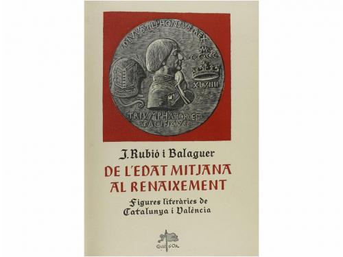 1948. LIBRO. (HISTORIA-BRUGALLA). RUBIÓ I BALAGUER, JORDI:. 