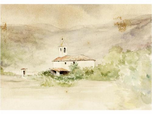 1902. ORIGINAL ARTÍSTICO. TEIXIDOR, EMILIO:. CONJUNTO DE DOS