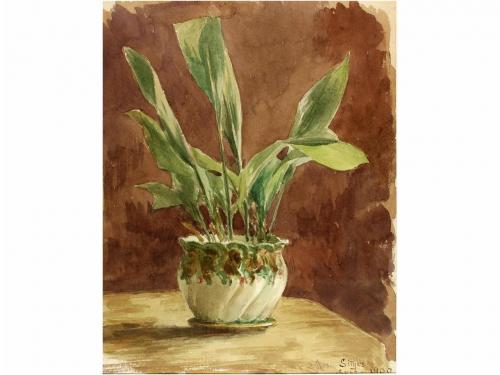 1900. ORIGINAL ARTÍSTICO. TEIXIDO, EMILI?:. CONJUNTO DE TRES