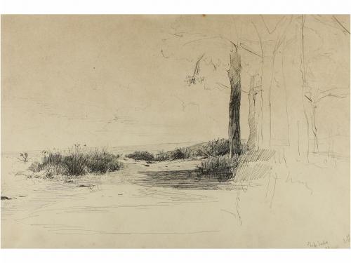 1881. ORIGINAL ARTÍSTICO. CONJUNTO DE DOS ORIGINALES: ENTVEI
