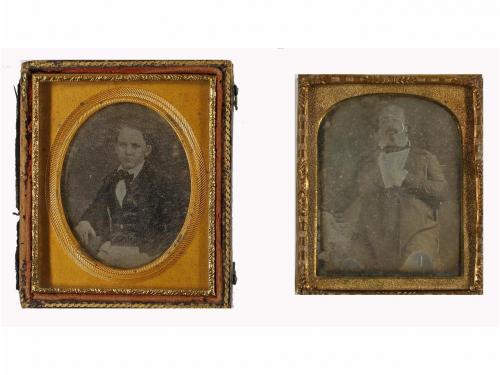 s. XIX. FOTOGRAFÍA. LOTE DE 8 FOTOGRAFIAS ANTIGUAS:. 1 retra