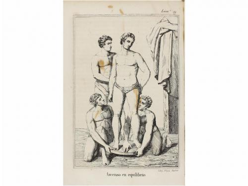 1845. LIBRO. (GIMNASIA). MERCURIAL, JERONIMO:. ARTE JIMNASTI