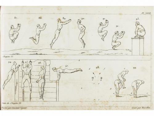 1850. GRABADO. (GIMNASIA). VIGUIER, CONSTANT [dibujo]; MEURI