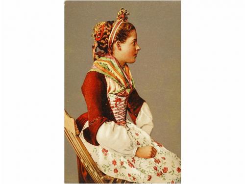 S. XIX. ALBUM. (FOTOGRAFÍAS). ÁLBUM DE COSTUMES DES PAYS-BAS