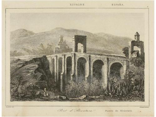 CA. 1880. GRABADO. (ESPAÑA). LOTE DE UNOS 32 GRABADOS DE VIS