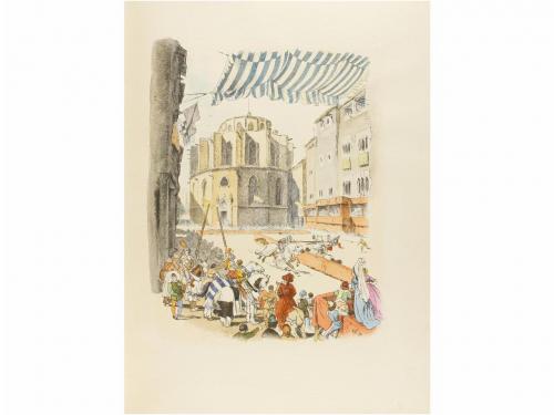 1964. LIBRO. (BIBLIOFILIA). DURAN I SANPERE:. ELS CAVALLERS 