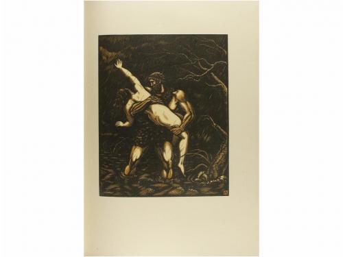 1929. LIBRO. (BIBLIOFILIA). VERDAGUER, JACINT:. L'ATLÀNTIDA.