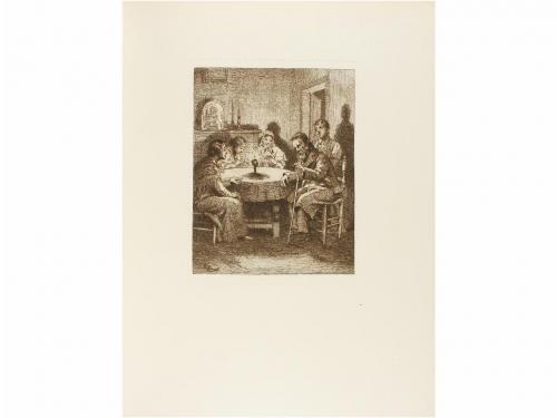 1947. LIBRO. (BIBLIOFILIA). SAPERAS, MIQUEL:. LLANTIÓ D'ARGE