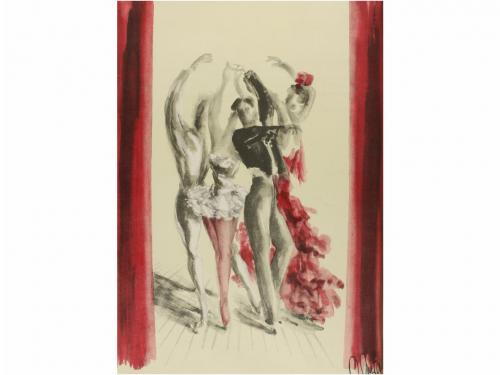 1944. LIBRO. (ARTE). PUIG CLARAMUNT, ALFONSO:. BALLET Y BAIL