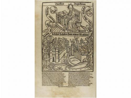 1515. LIBRO. (GÓTICO). AUGUSTINI HIPPONENSIS, AURELII:. DE C