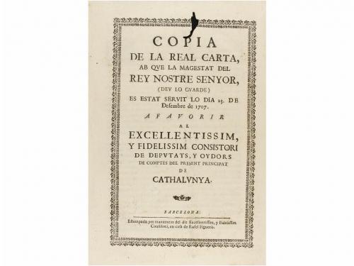 1707-1865 ca. FOLLETO. LOTE DE APROX. 42 DOCUMENTOS DE BARCE