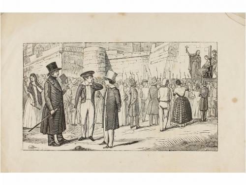 1844. FOLLETO. MONTURIOL:. UN REO DE MUERTE. LAS EJECUCIONES