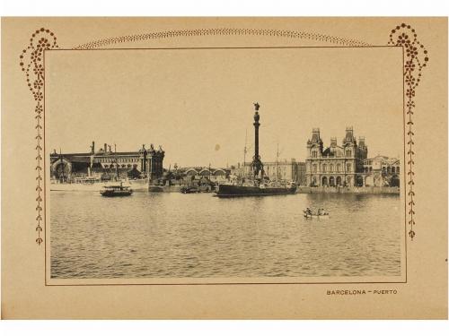 1900 ca. FOLLETO. (BARCELONA). BARCELONA. ALBUM DE VISTAS. S