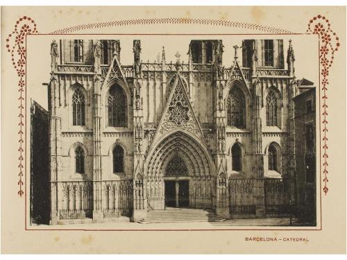 1900 ca. FOLLETO. (BARCELONA). BARCELONA. ALBUM DE VISTAS. S